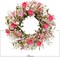 Pink Daisy & Lavender Delight: 22" Spring & Summer Artificial Wreath